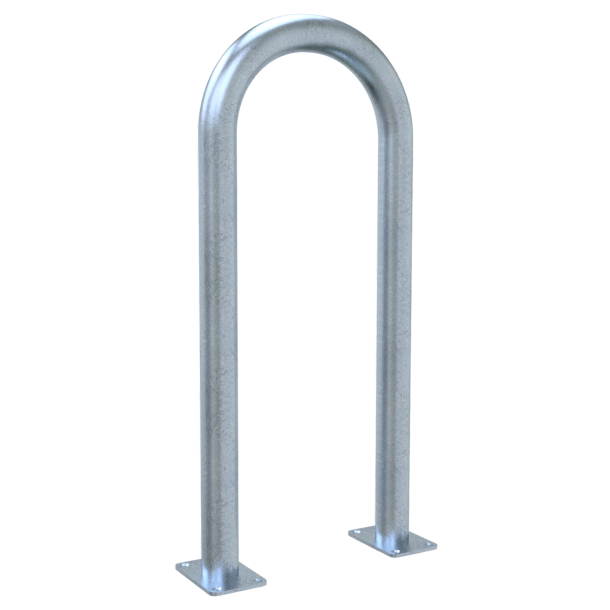 Universal hoop | steel tube |  48 /  60 mm | to be fixed by plugs | steel tube  60 mm x 2,5 mmtotal width: approx. 400 mmtotal height: approx. 1000 mm | hot-dip galvanized
